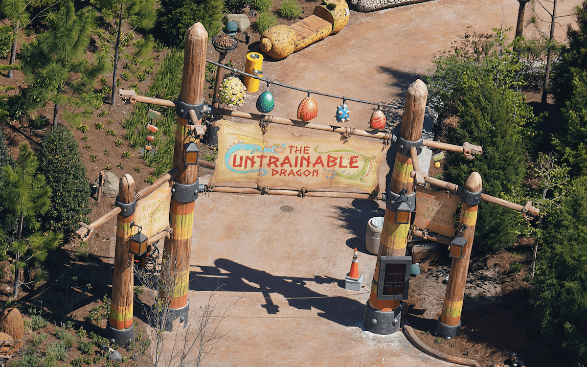 The Untrainable Dragon marquee