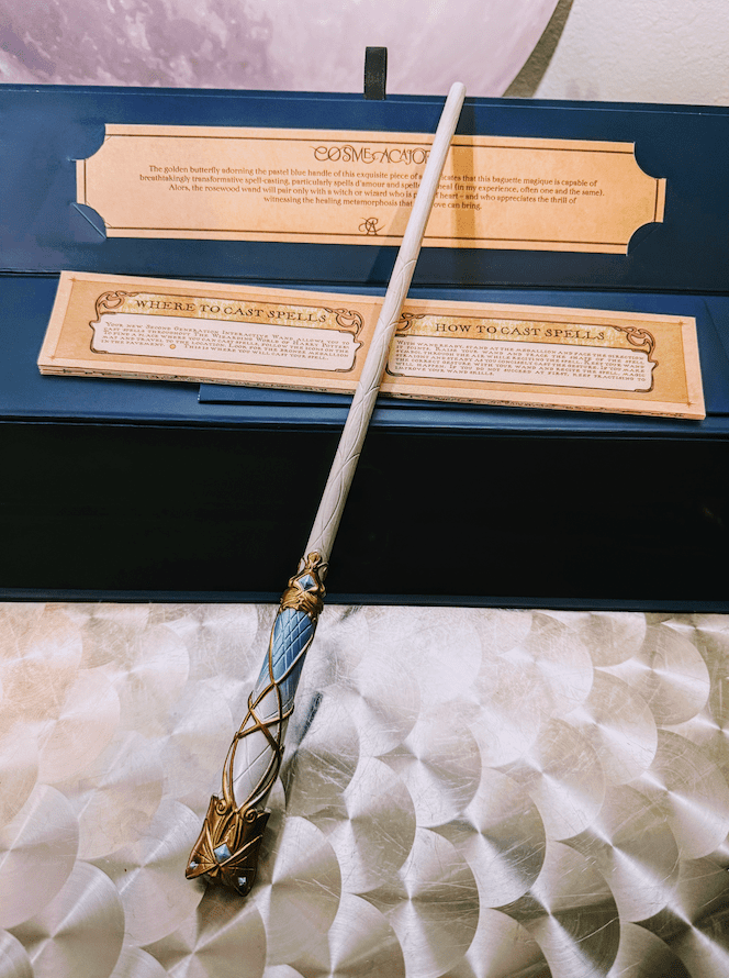 Epic Universe interactive Harry Potter wand