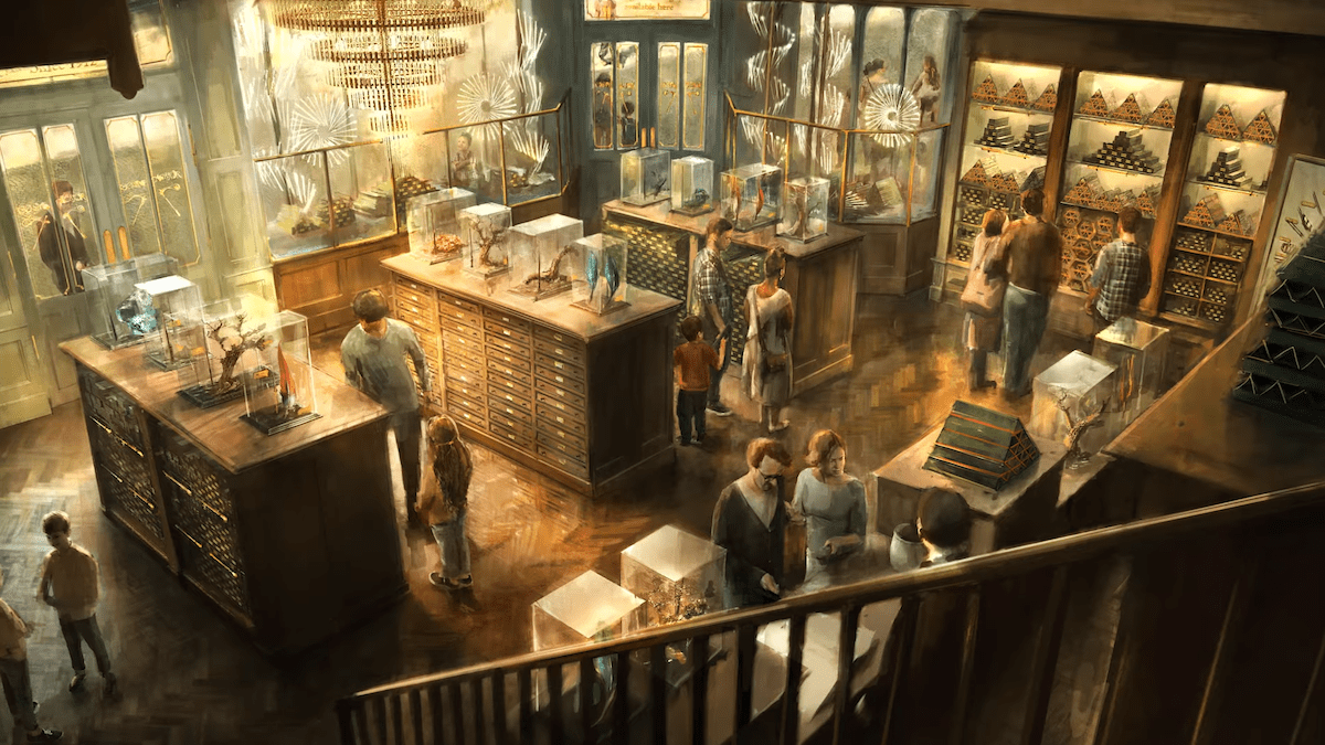 Wand shop, Epic Universe